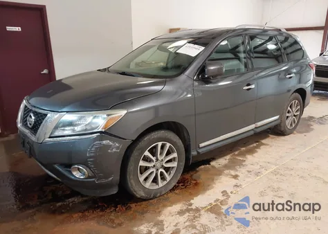 2014 Nissan Pathfinder Sl из США, поврежденный, VIN 5N1AR2MM8EC613536